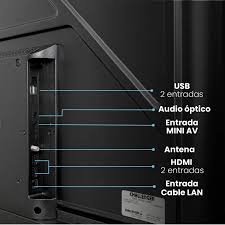 smart tv challenger 58-qled-imagen interna conexion