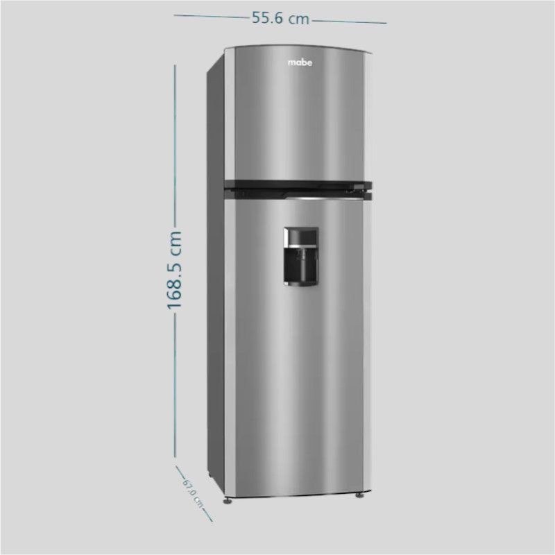 Nevera MABE No Frost Congelador Superior 250 Ltrs RMA267PYCU Inox - Image 2