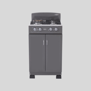 Estufa de Piso HACEB 4 Puestos Mixta ROMERO Torre 3X1 Plata