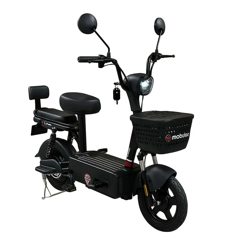 Bicicleta electrica Mobulaa Camellito negra