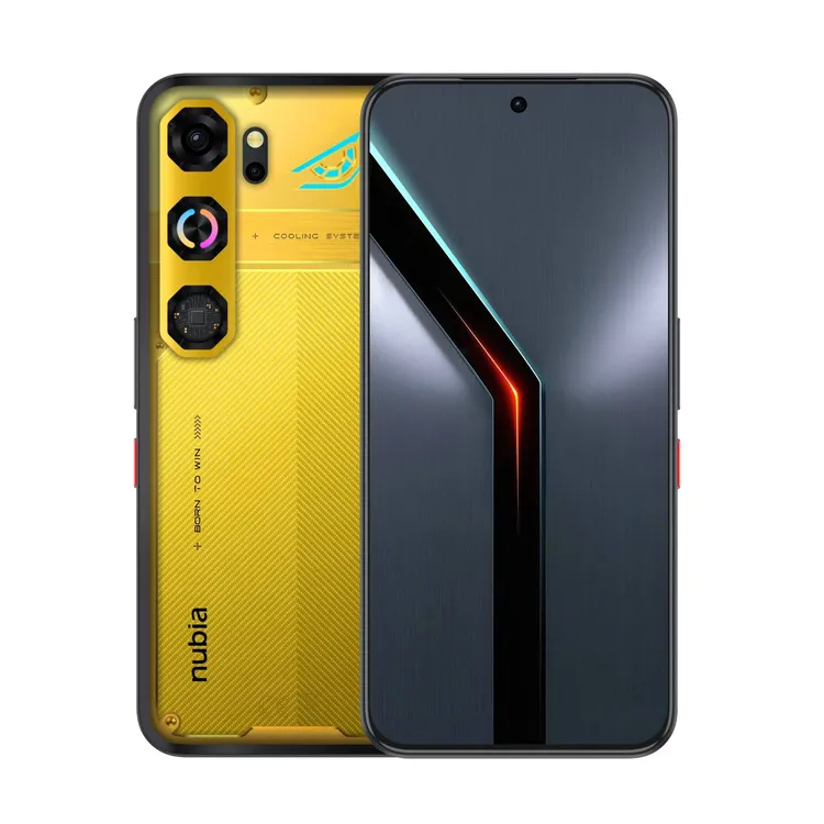 ZTE Nubia Neo 5G dorado frontal