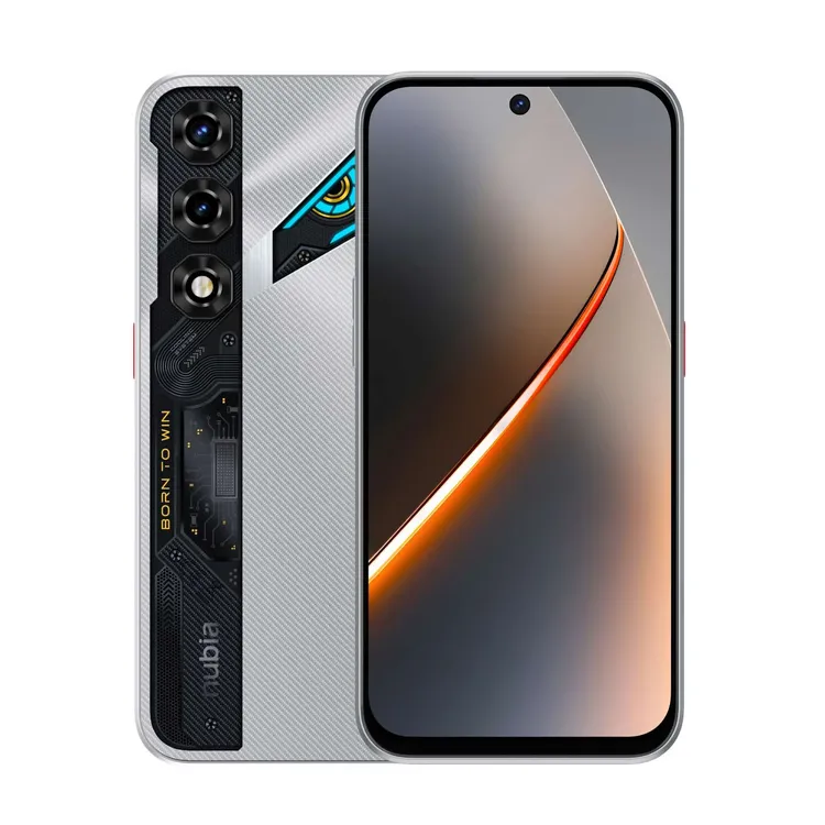 ZTE Nubia Neo 5G plata frontal
